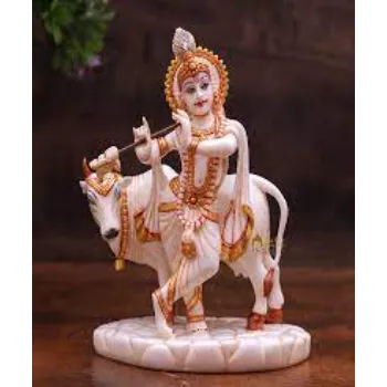 Marble Krishna Statue 